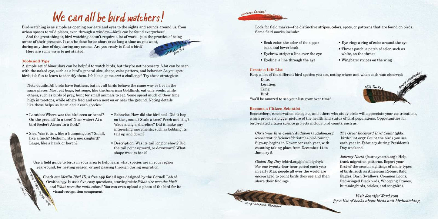 How to Find a Bird by Jennifer Ward: Hardcover; 48 pages / English