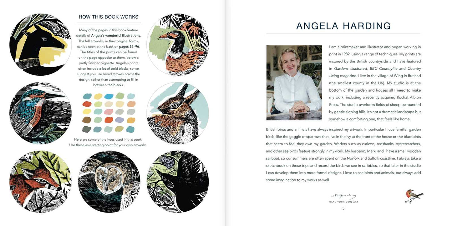 Angela Harding Coloring Book by: Paperback; 96 pages / English