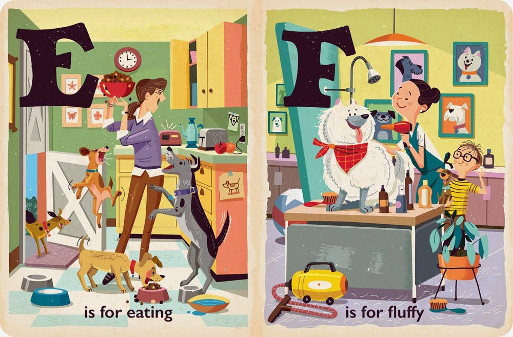 D is for Dogs : Alphabet Board Book
