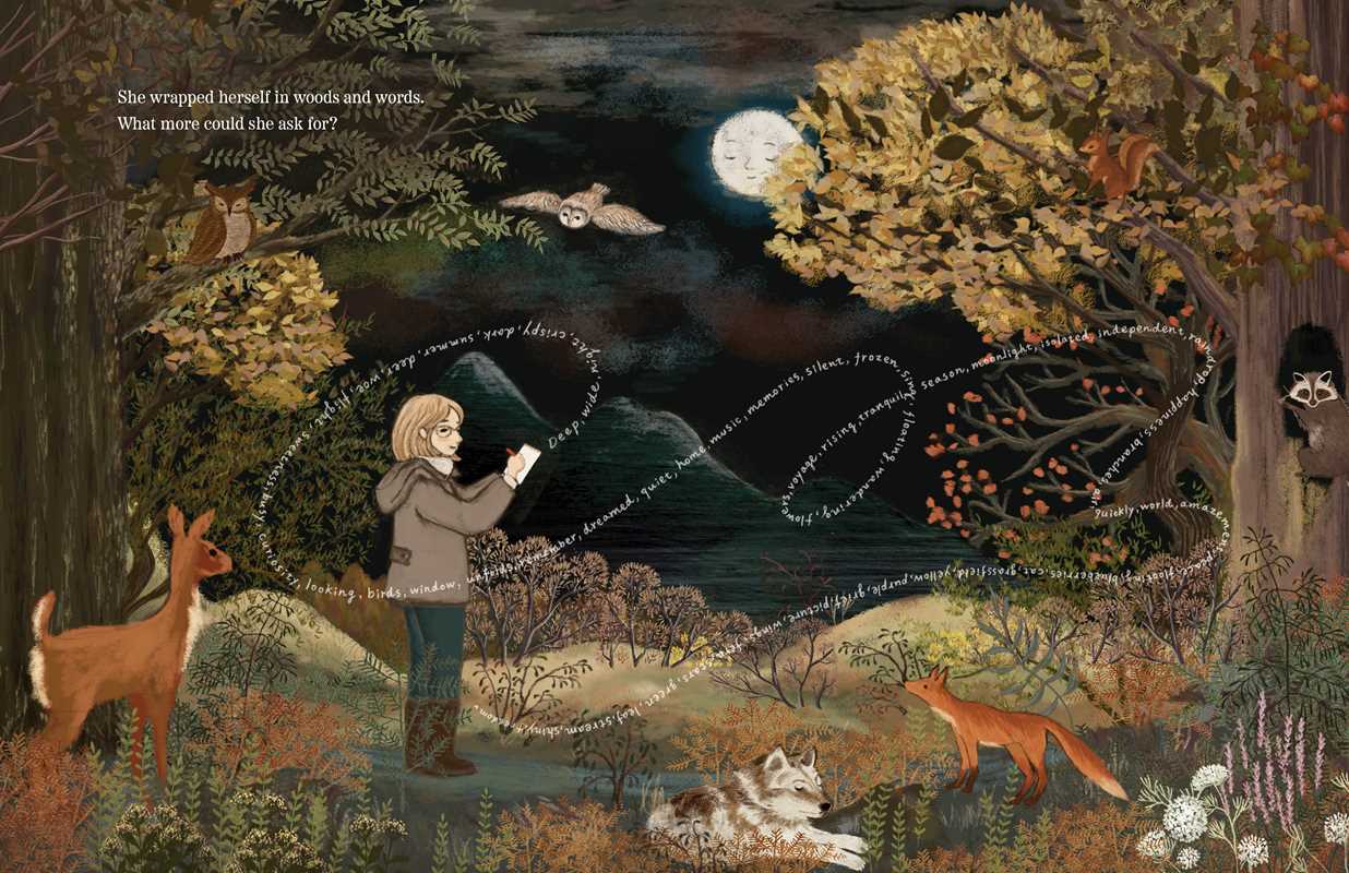 Woods & Words by Sara Holly Ackerman: Hardcover; 40 pages / English