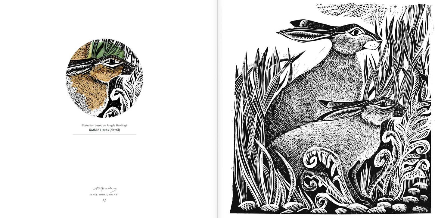 Angela Harding Coloring Book by: Paperback; 96 pages / English