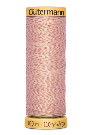 Gütermann Cotton Thread 50 100m Solid Light Salmon # 744491-4980