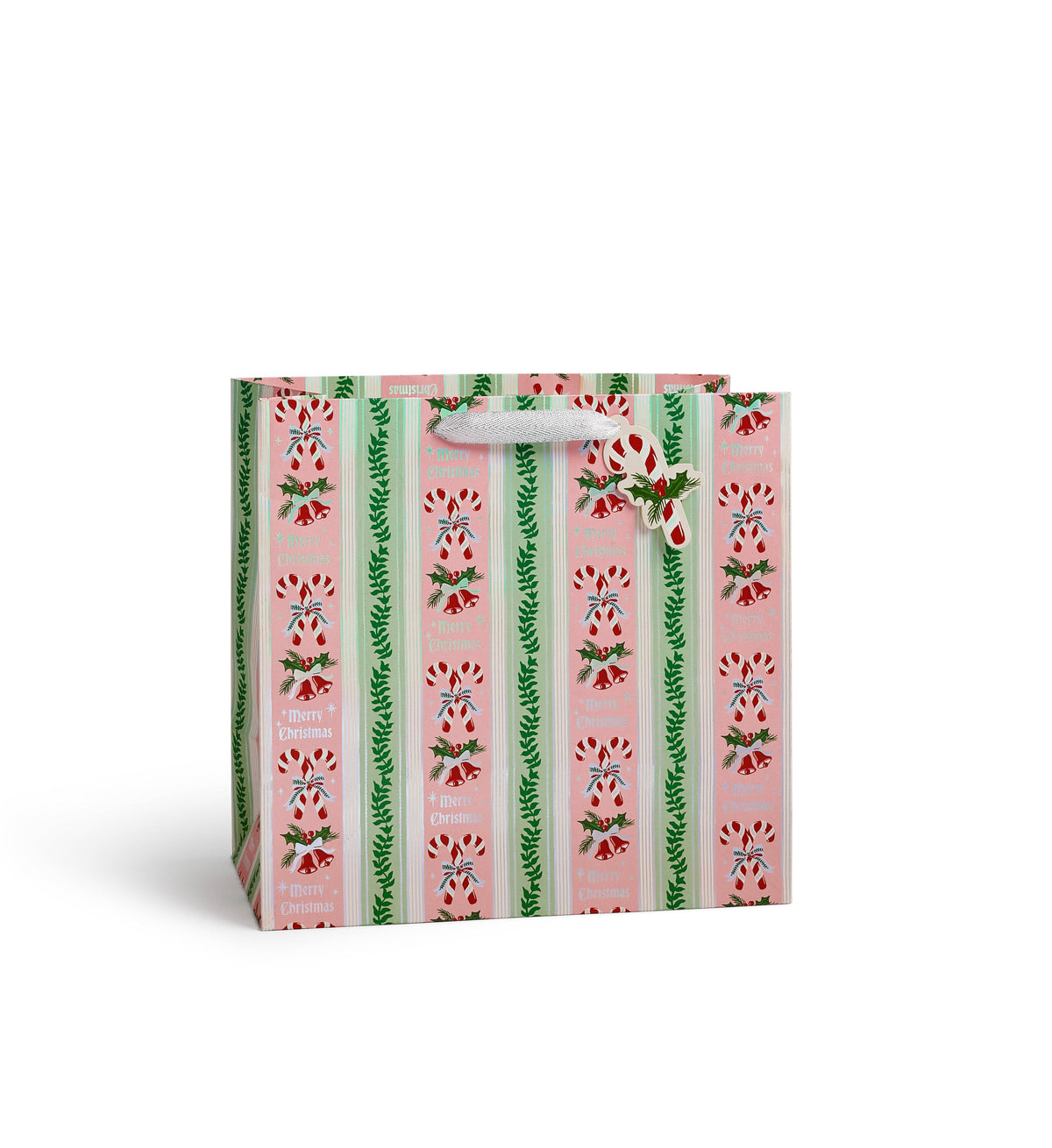 Candy Cane Stripe Gift Bag: Medium