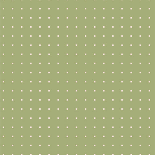 Elizabeth Chappell - Day Trip Vert - Bedtime Stories - Art Gallery Fabrics