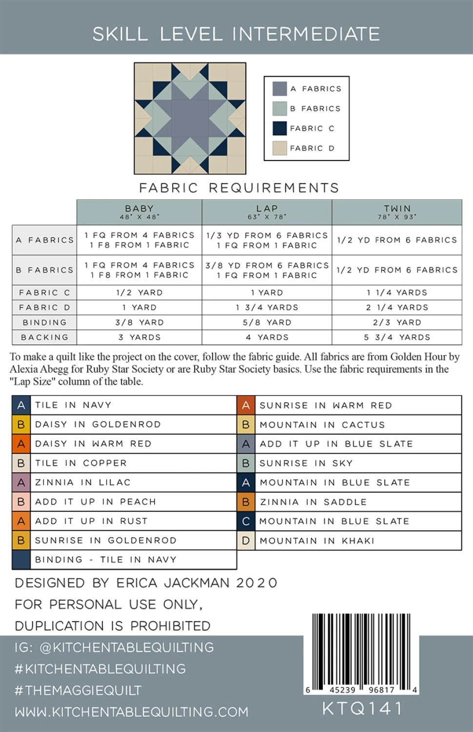 The Maggie Quilt Pattern