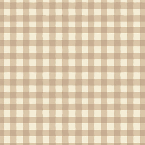 Maureen Cracknell - Storyteller Plaids - Small Plaid of my Dreams Creme - Art Gallery Fabrics