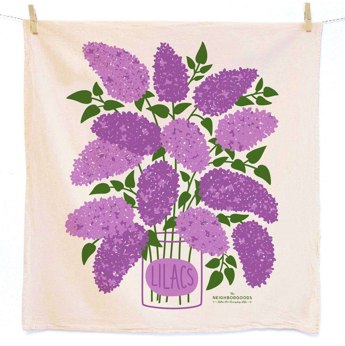 EDIBLE FLOWERS (Rose, Lilac, Marigold) - Tea Towel Set of 3