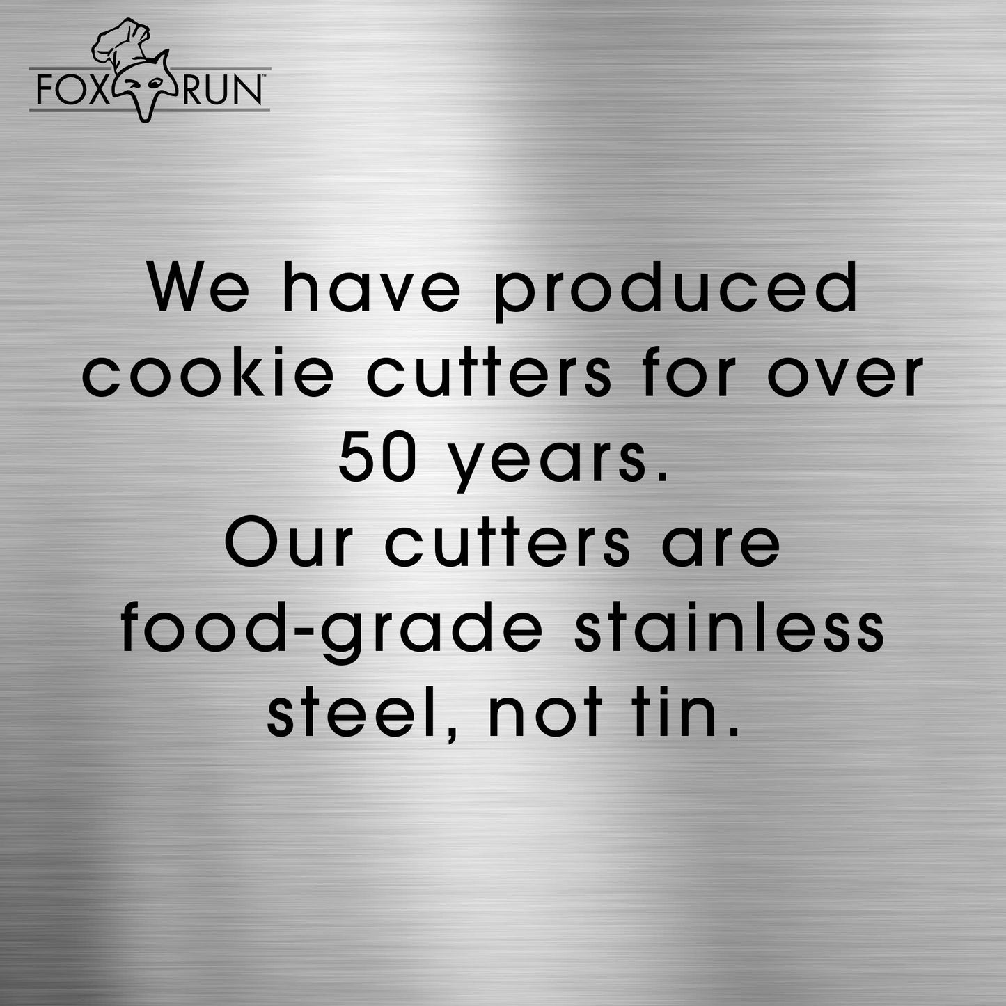 Fox Run Woodland Animal Cookie Cutters, Set of 5, 4"