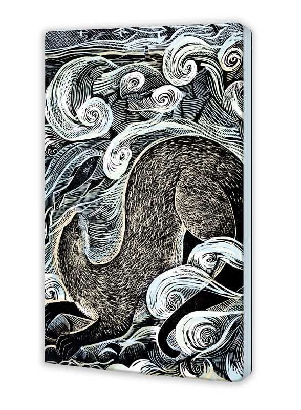 Angela Harding: Shetland Otter, Shetland Sea (Soft Touch Journal) by: Notebook / blank book; 192 pages / English