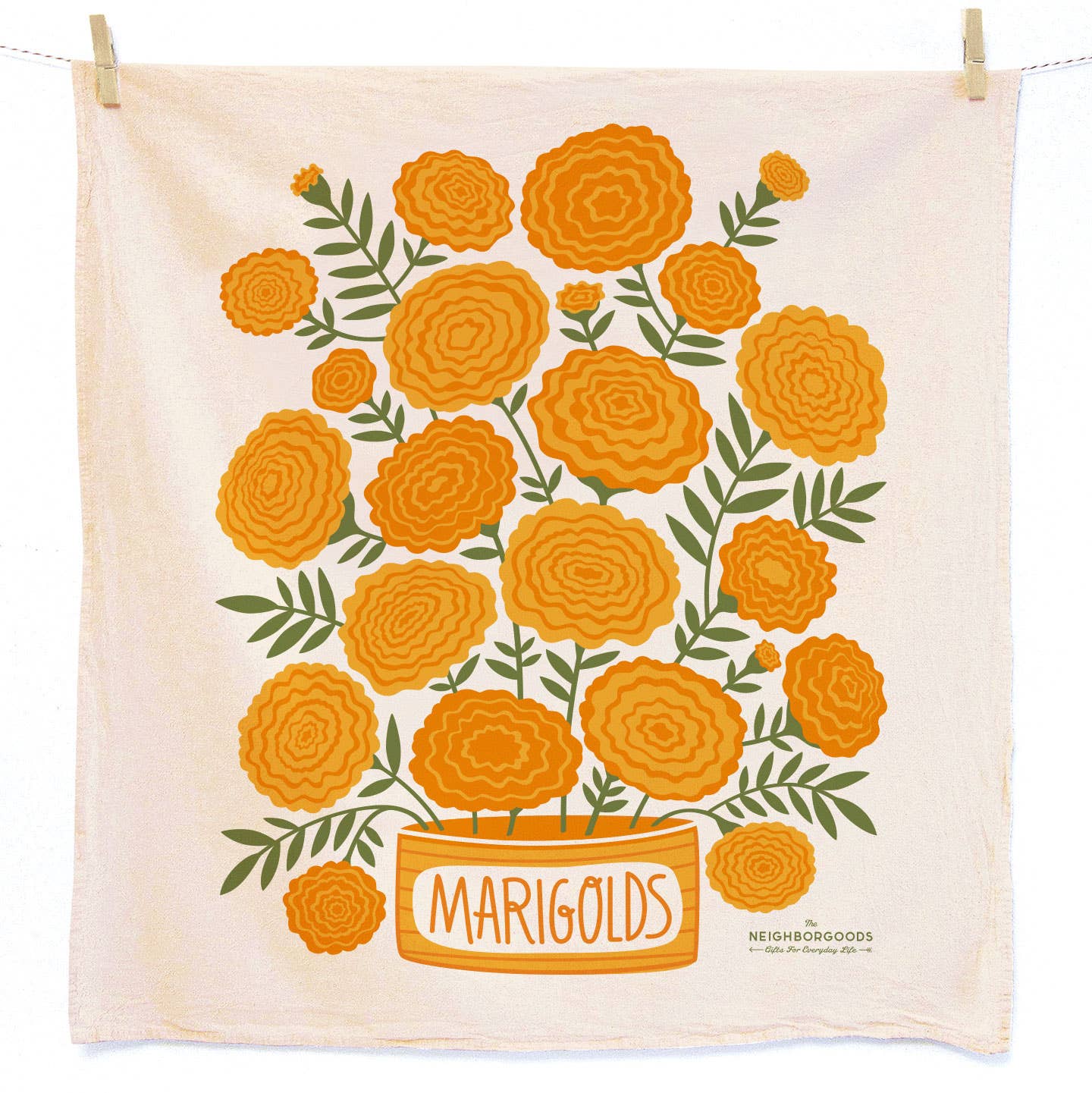 EDIBLE FLOWERS (Rose, Lilac, Marigold) - Tea Towel Set of 3