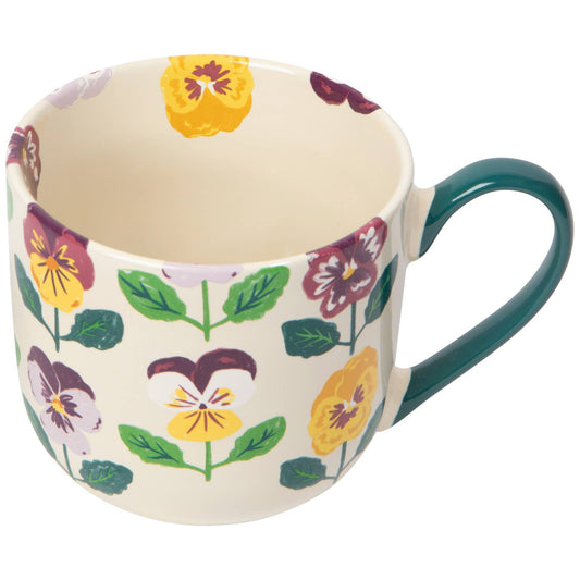 Pansy Mug: Multi-Colored
