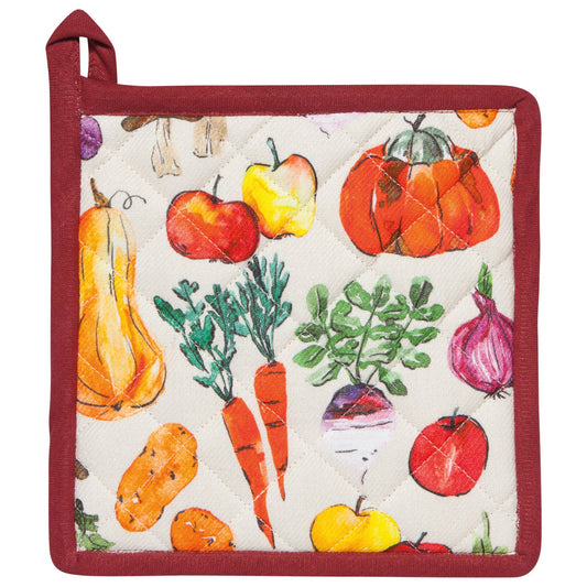 Veggie Stand Spruce Potholder