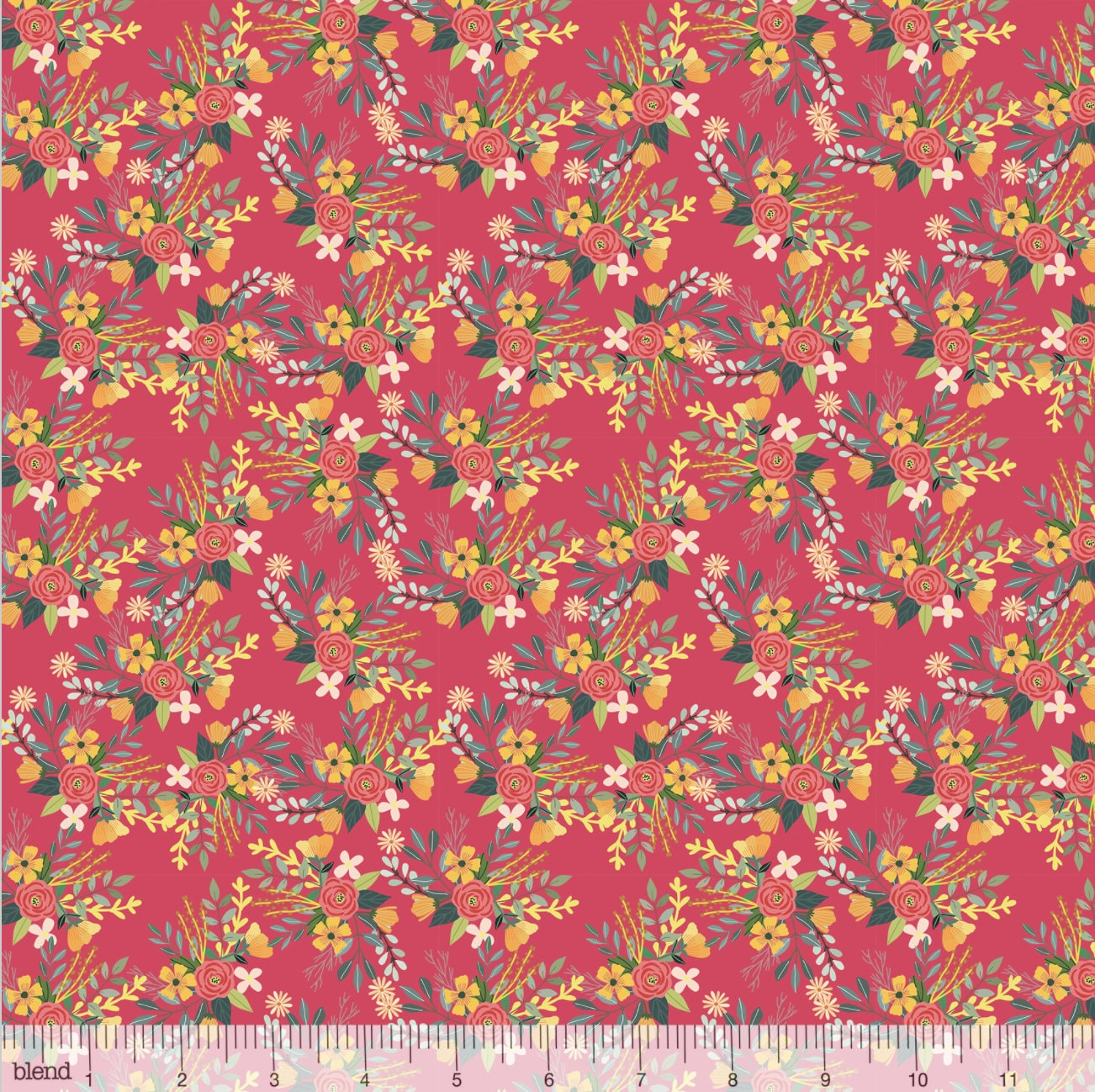 Mia Charro - Amore Raspberry - Birdie - Blend Fabrics