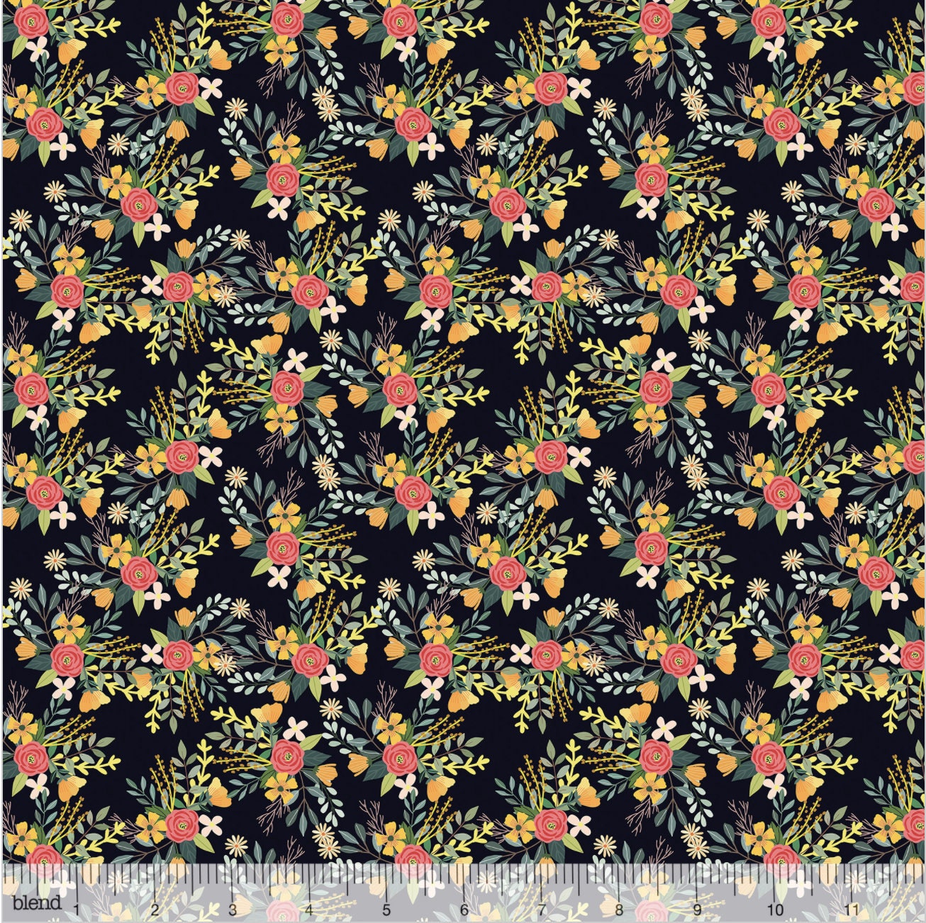 Mia Charro - Amore Charcoal - Birdie - Blend Fabrics