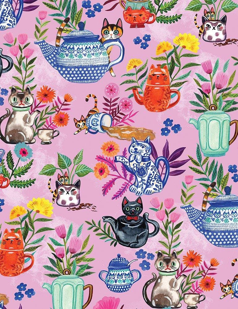 Rae Ritchie - Cat Tea Party - Sew Mischievous - Dear Stella