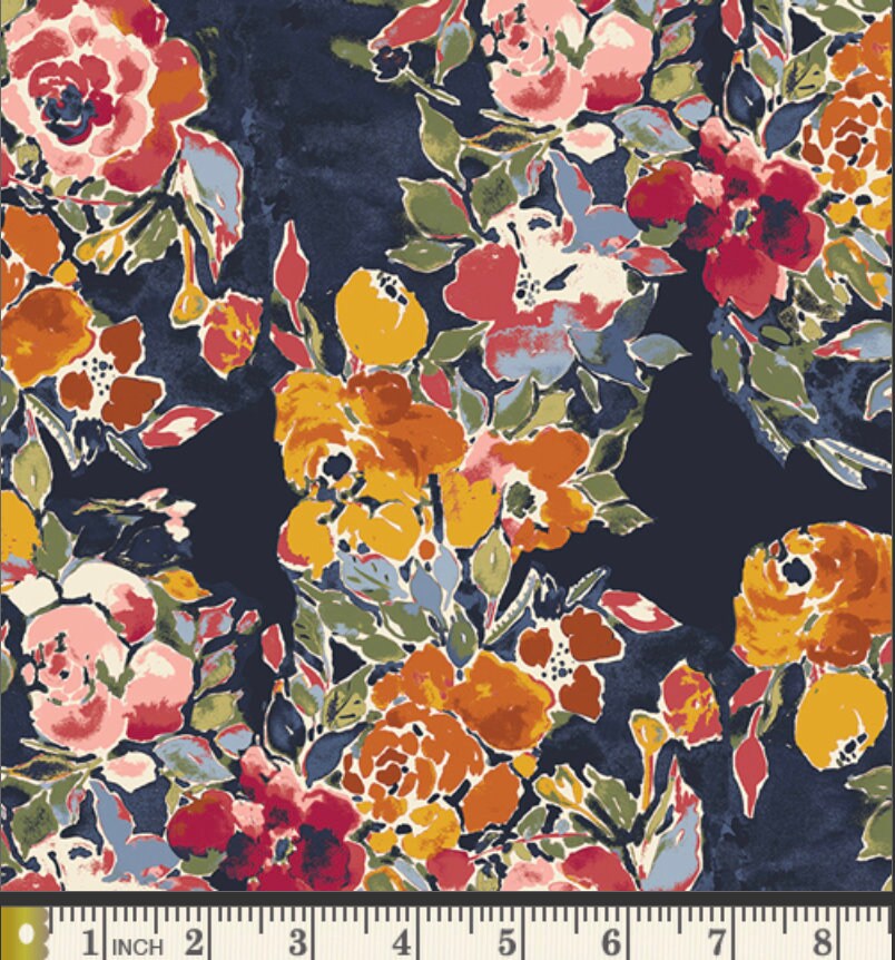 Art Gallery Fabrics - Botanist's Essay Two from The Season of Tribute Collection by Bari J. - 100% Quilting Cotton
