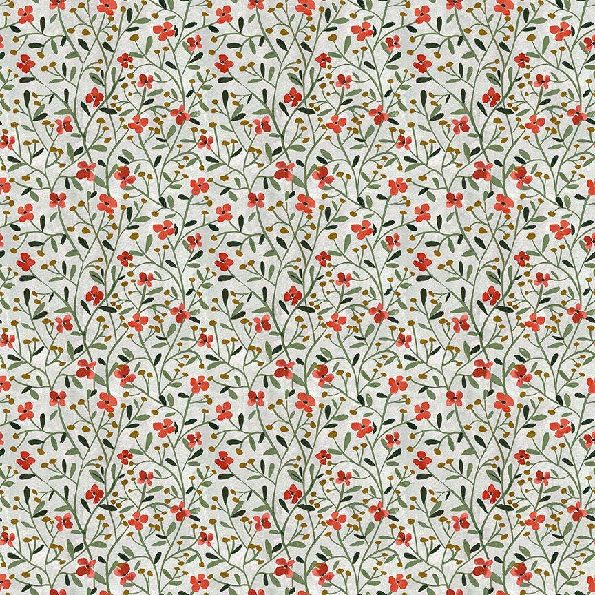 Clara Jean Design - Floral Vines - Baby It's Cold Outside