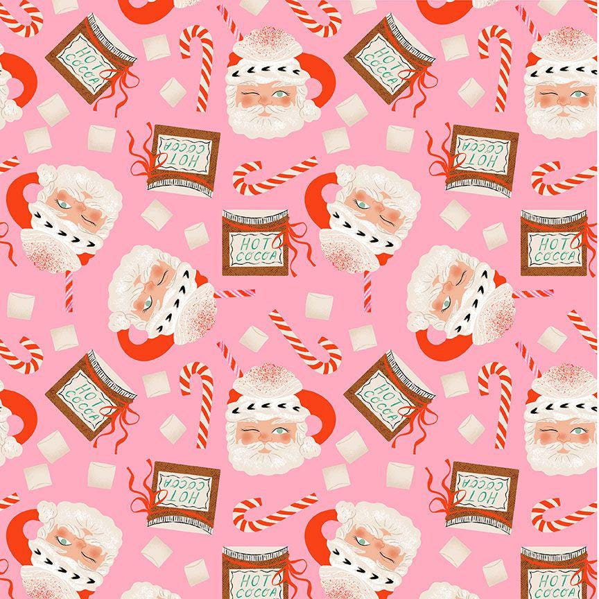 Faye Guanipa - Santa Mugs - Holly Jolly