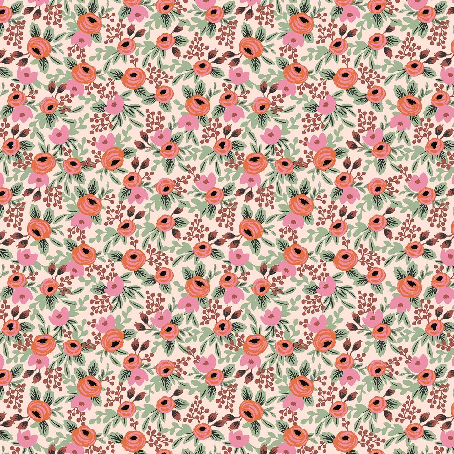 Rifle Paper Co. - Primavera - Rosa - Blush Fabric - Cotton+Steel