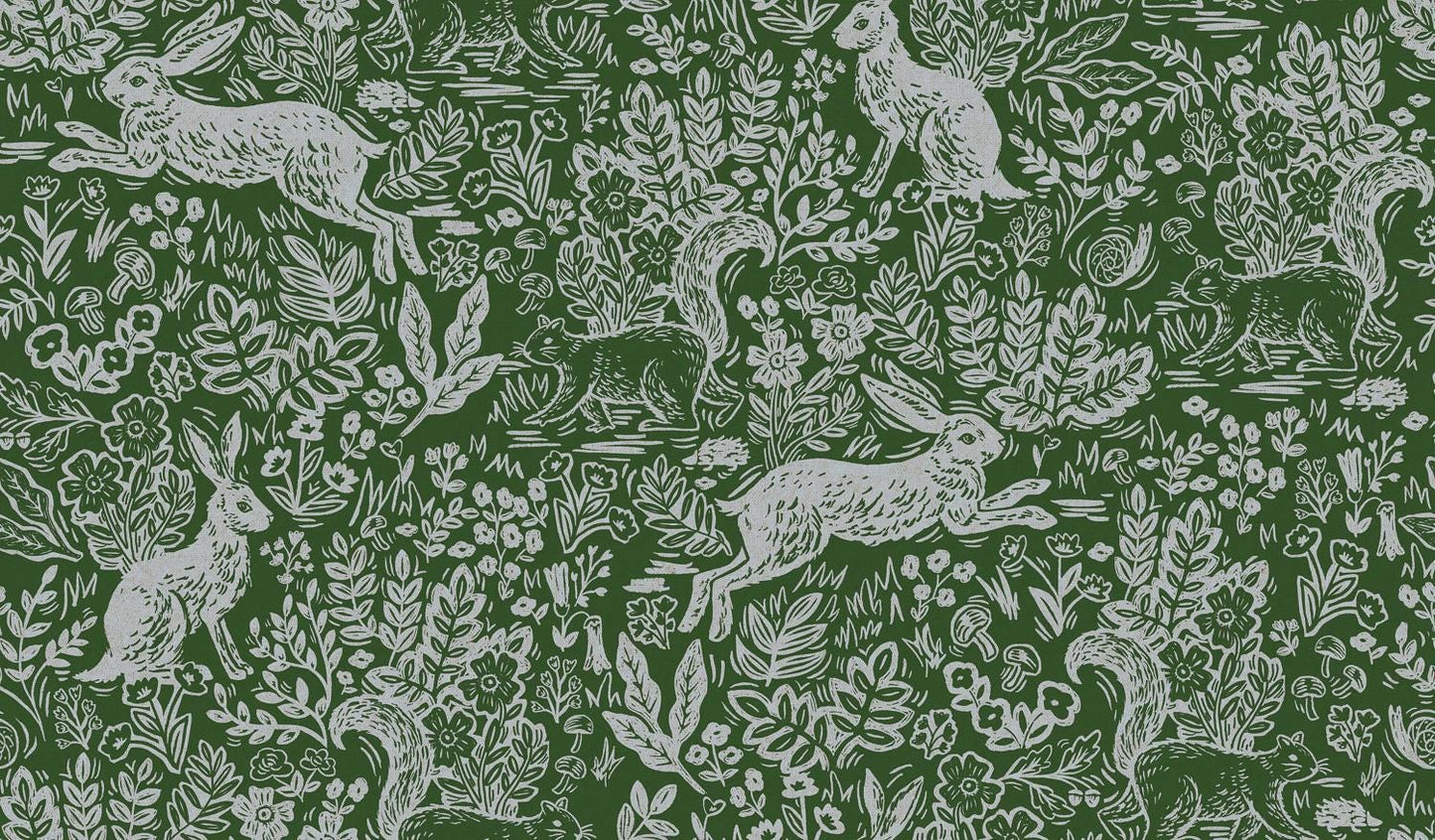 Rifle Paper Co. - Wildwood - Fable - Leaf CANVAS Fabric - Cotton+Steel