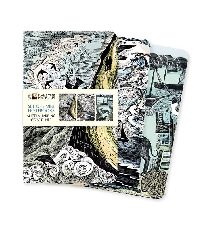 Angela Harding: Coastlines Set of 3 Mini Notebooks by: Notebook / blank book; 64 pages / English