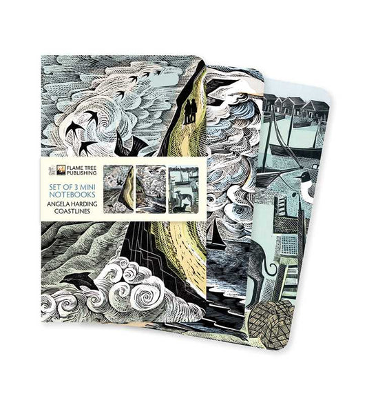 Angela Harding: Coastlines Set of 3 Mini Notebooks by: Notebook / blank book; 64 pages / English