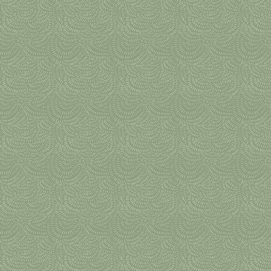 Rae Ritchie - Sage - Crimp - Dear Stella Basic Collection