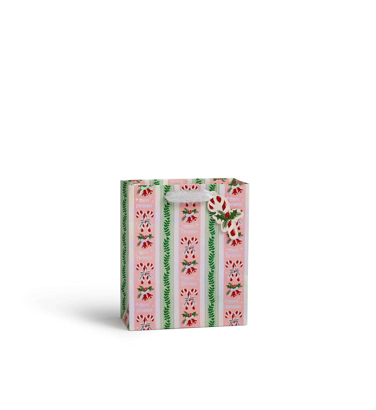 Candy Cane Stripe Gift Bag: Medium