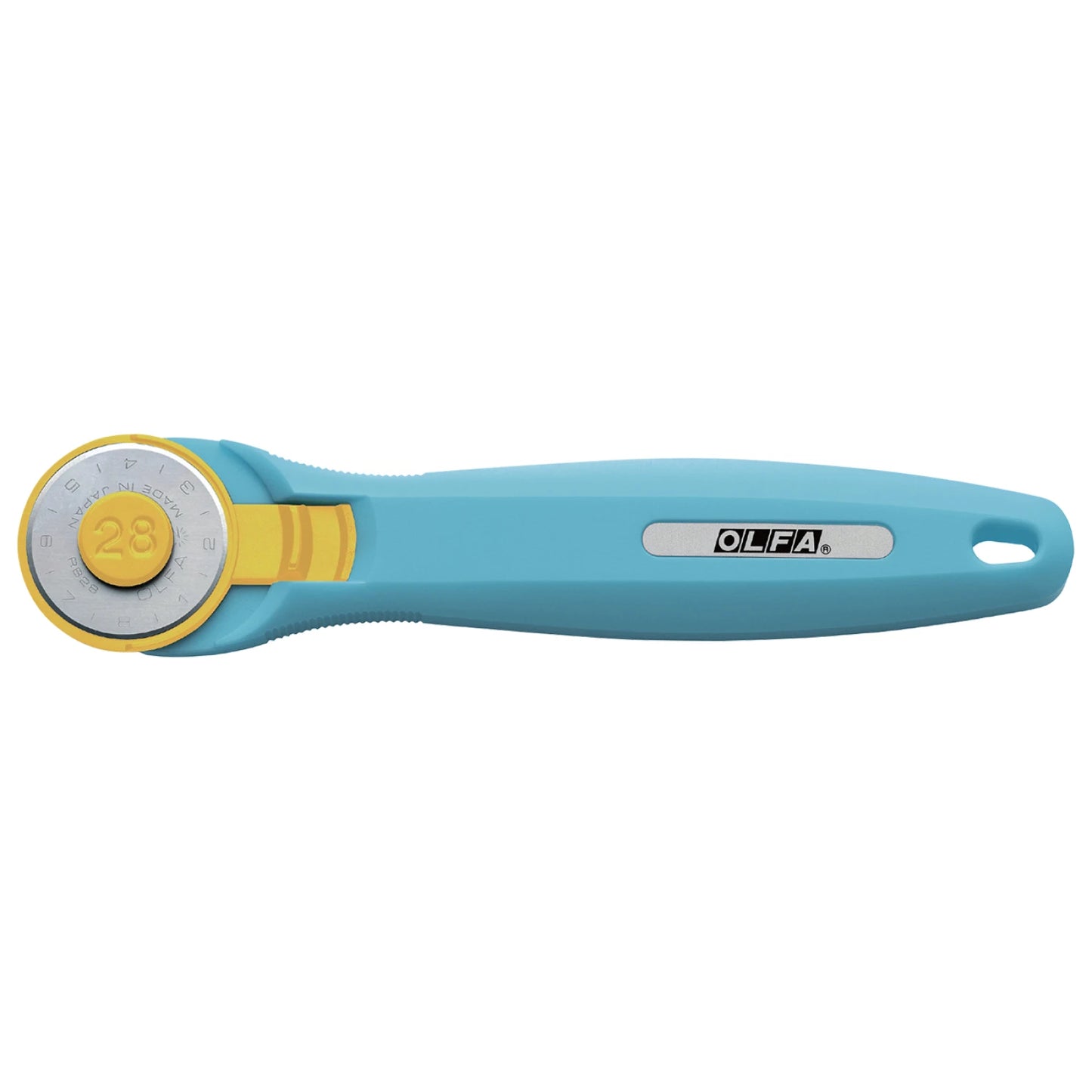OLFA 28mm Aqua Quick Change Rotary Cutter & Bonus Touch Knife # 1131225