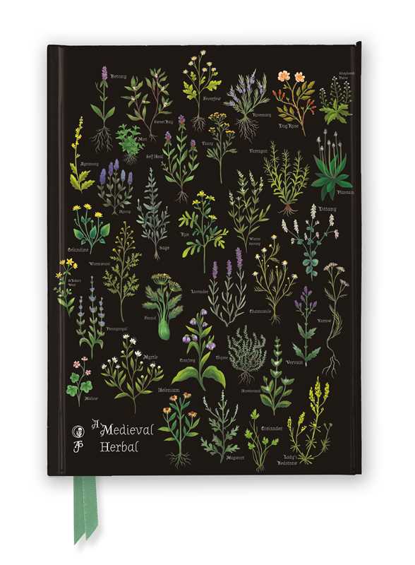 Anna Stead: A Medieval Herbal (Foiled Journal) by: Notebook / blank book; 176 pages / English