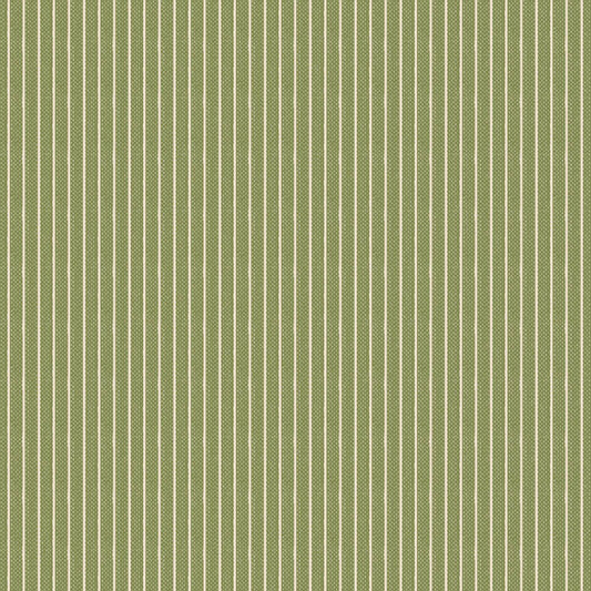 Tilda - Creating Memories - Woven Stripe Green -  Brewer