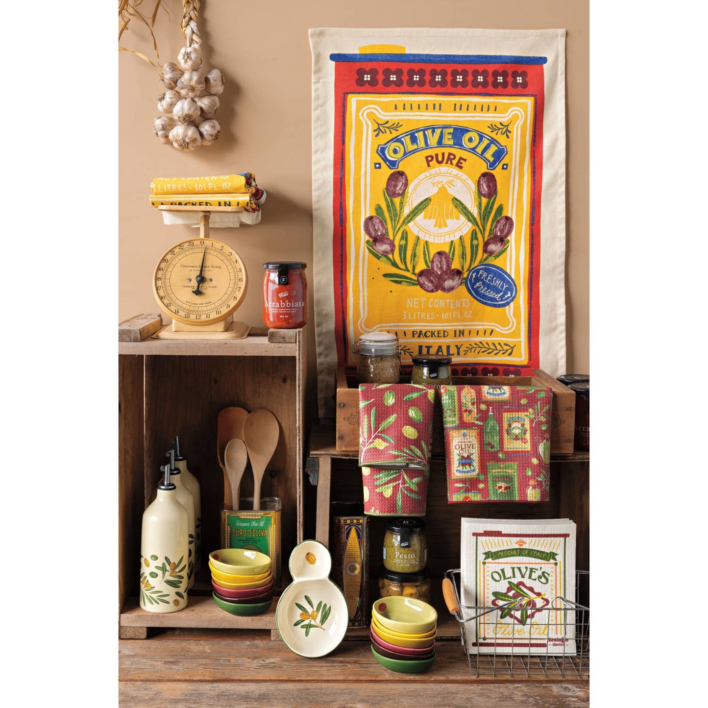 Olive Oil Dishtowel