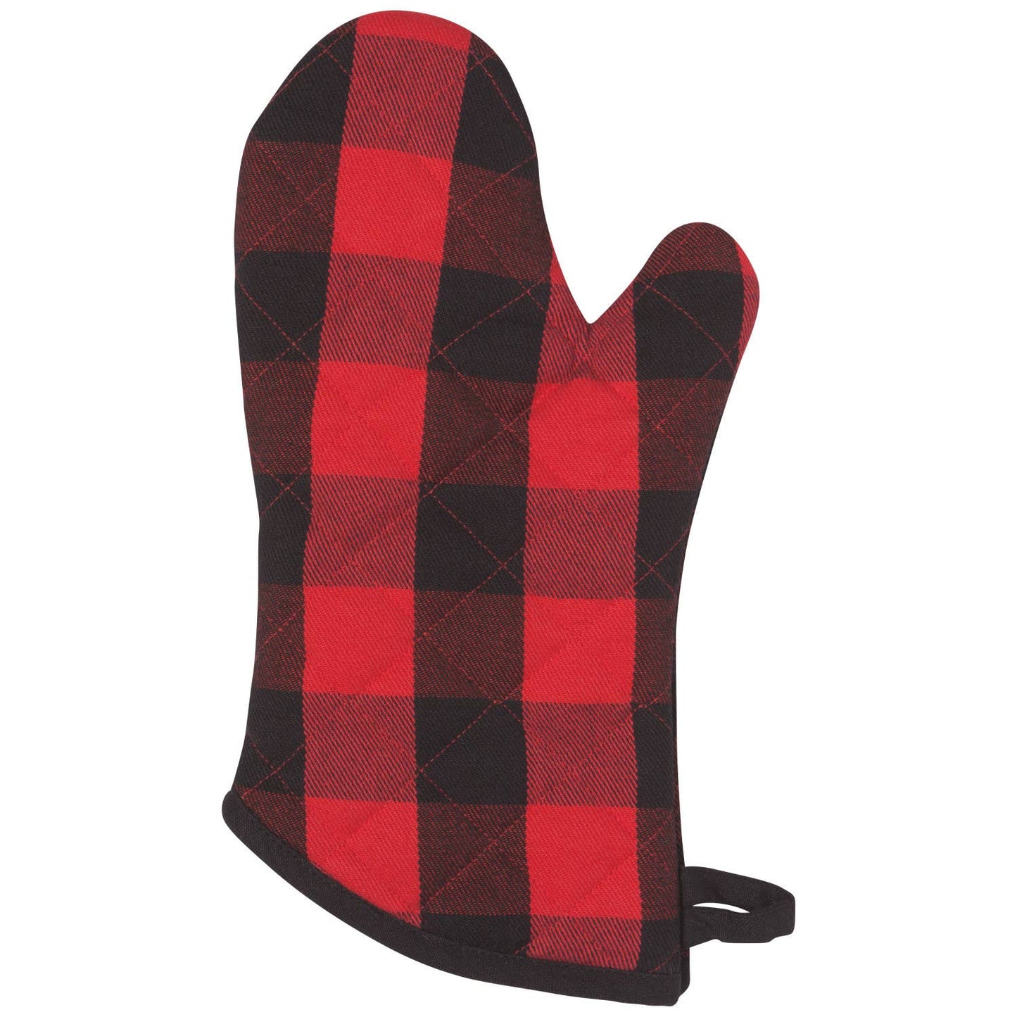 Superior Buffalo Check Red Oven Mitt - Single