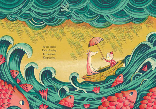 Yellow Kayak by Nina   Laden