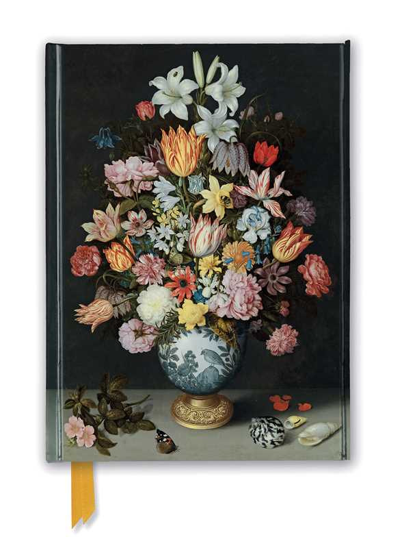 National Gallery: Bosschaert the Elder: Still Life of Flowers (Foiled Journal) - 6"x 8.5" lined blank book; 176 pages