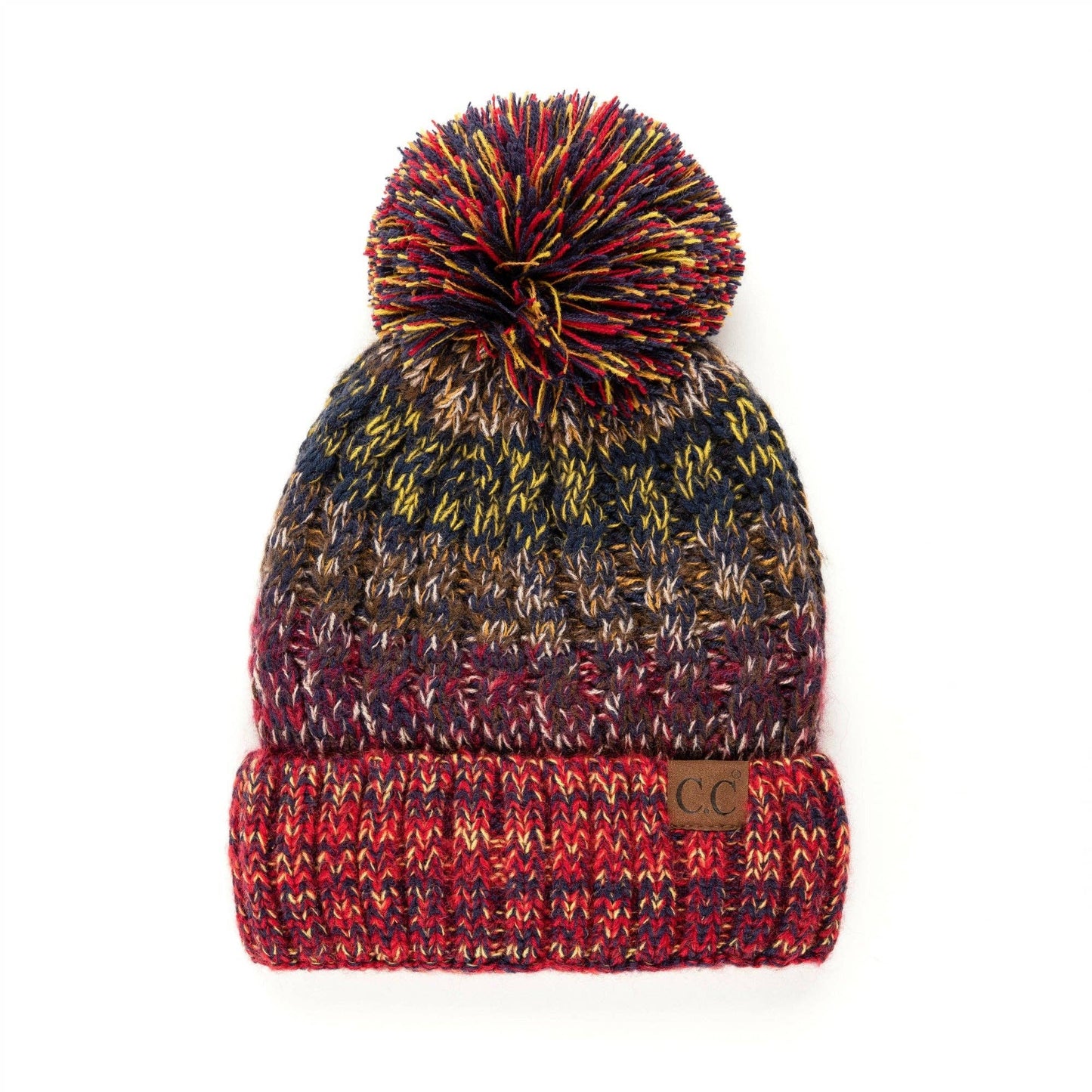 Youth/Adult C.C Park City Super Soft Acrylic Beanie in Red