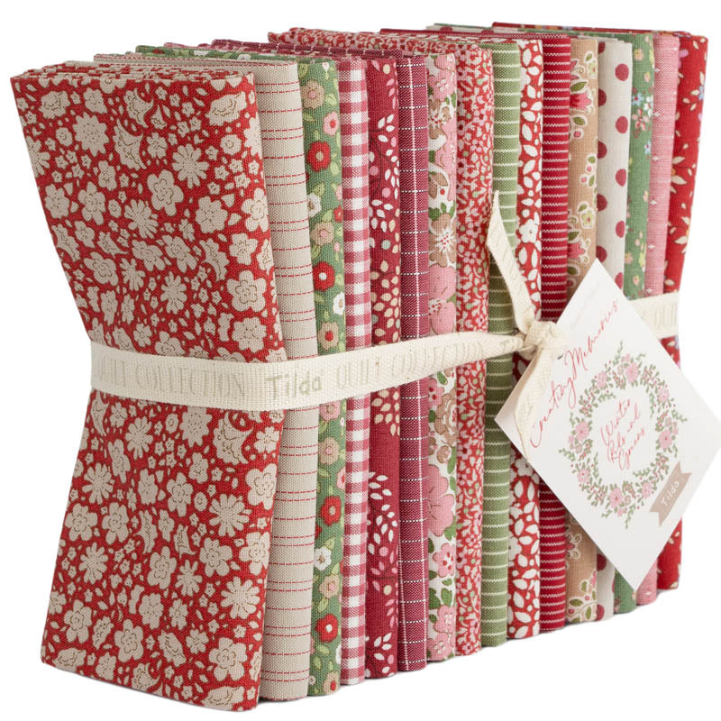 Tilda - Creating Memories Winter - Fat Quarter Bundle - 16 Fabrics - 20x22in - Brewer