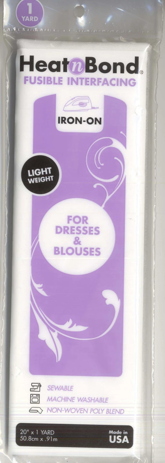 Heat N Bond - Light Weight Fusible Interfacing - 20in x 1yd