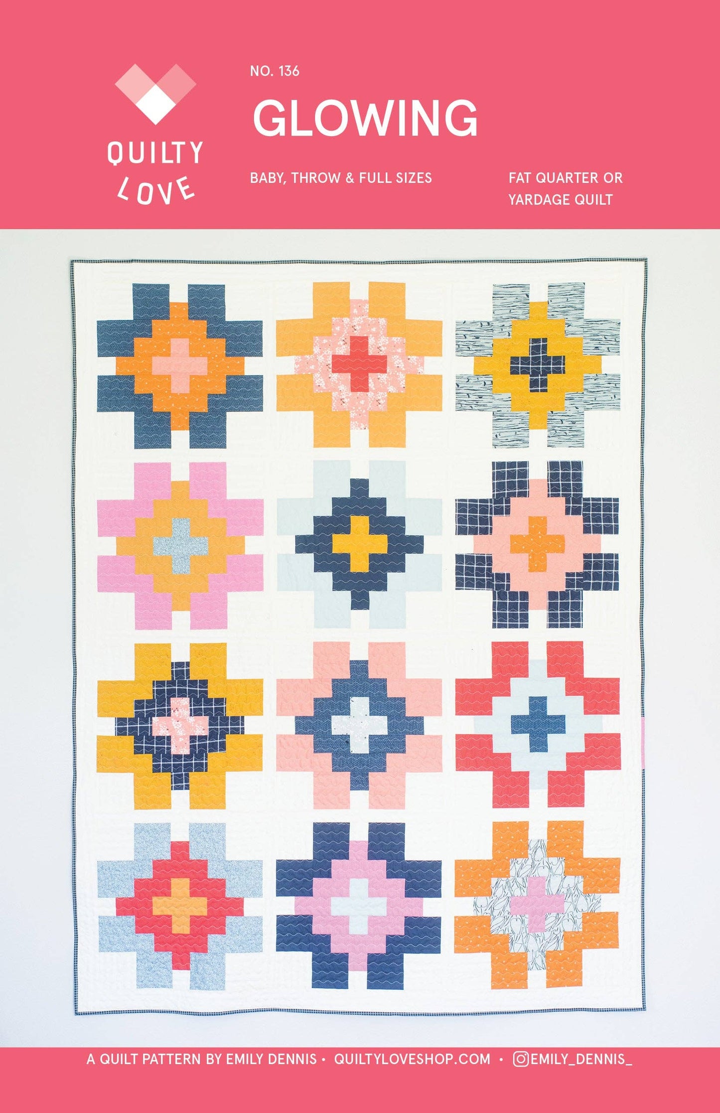 Glowing PAPER Quilt Pattern
