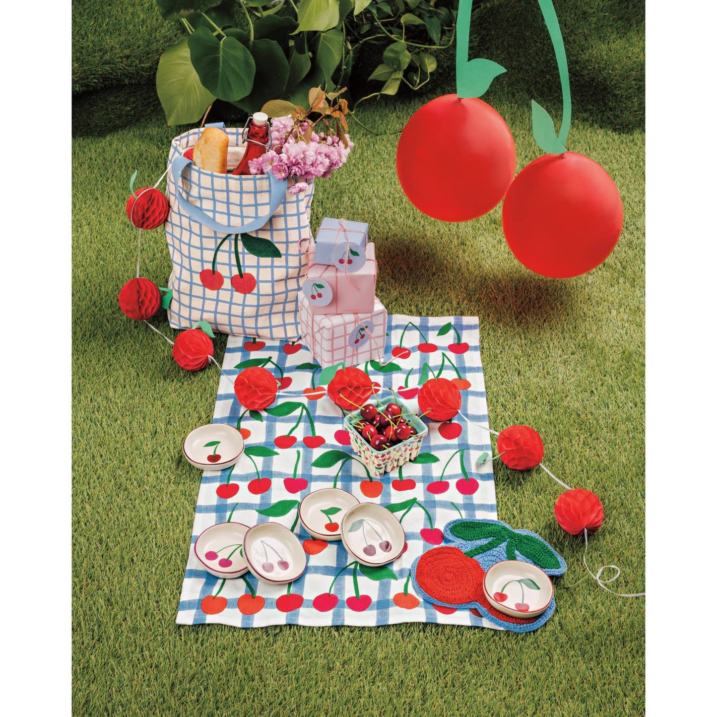 Very Cherry Berry Basket: Multi-Colored