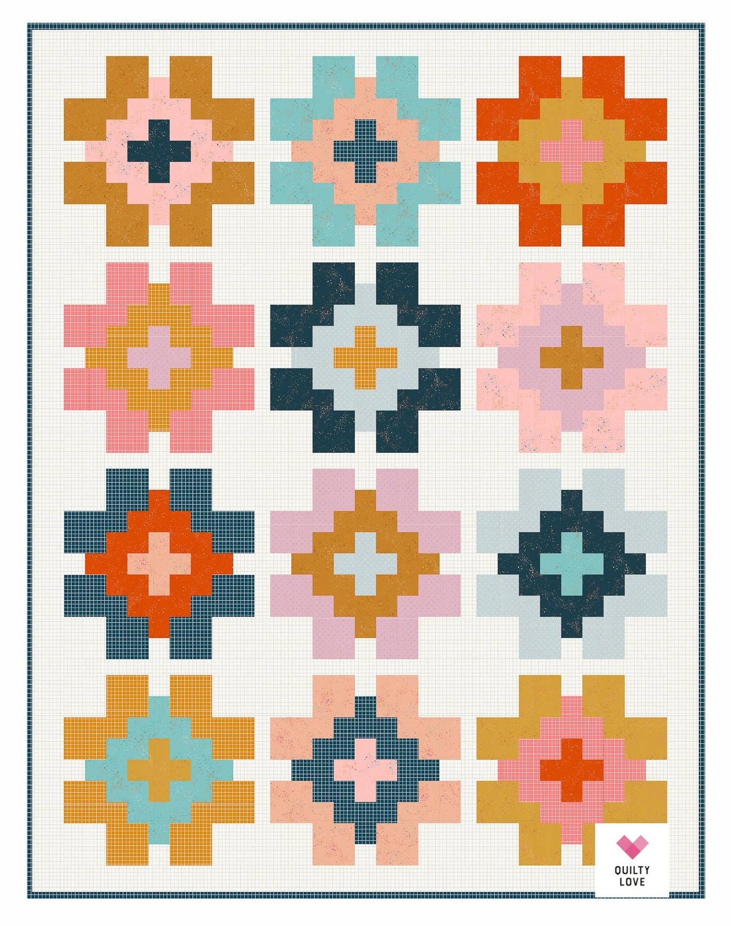Glowing PAPER Quilt Pattern