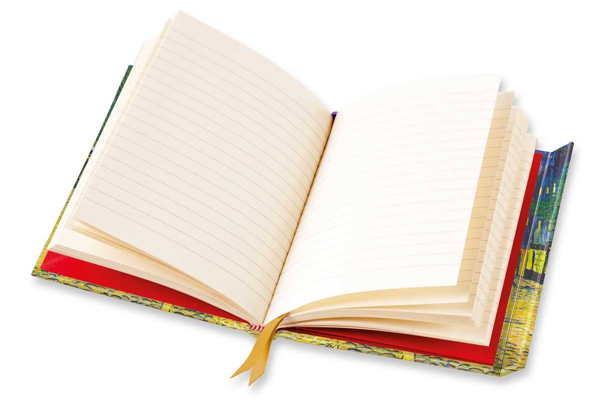 Vincent van Gogh: Café Terrace (Foiled Journal) 6"x 8" lined blank book; 176 pages