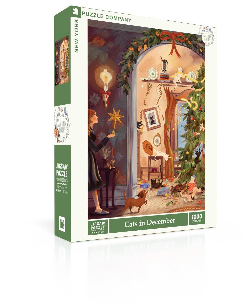 Cats in December - 1000 Piece Jigsaw Puzzle