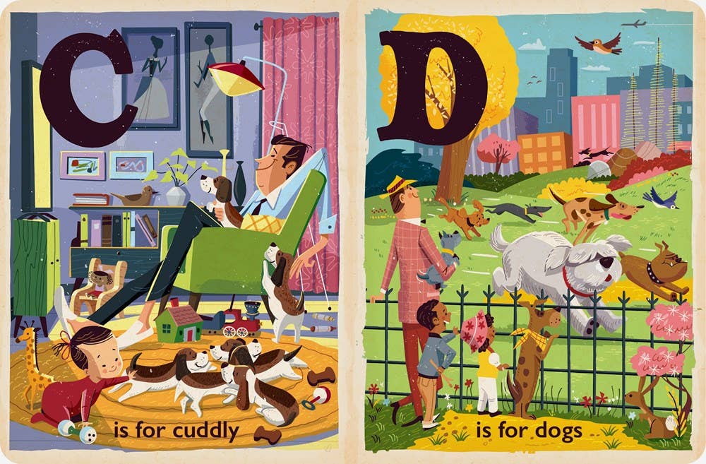 D is for Dogs : Alphabet Board Book