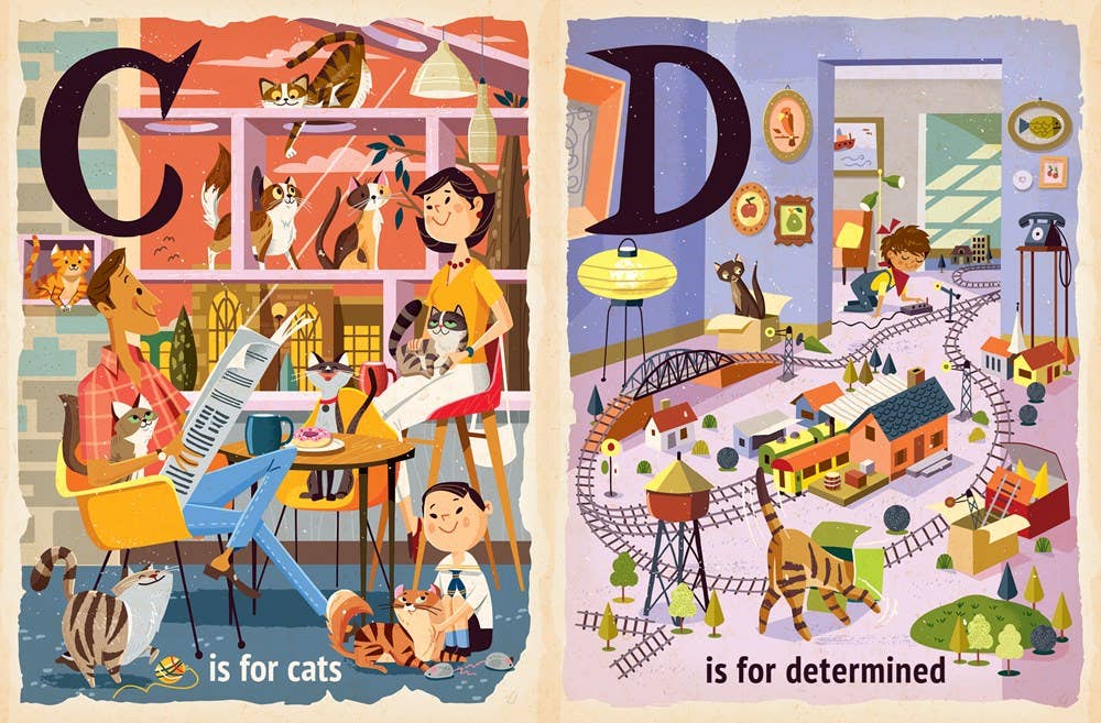C Is for Cats: Alphabet Board Book