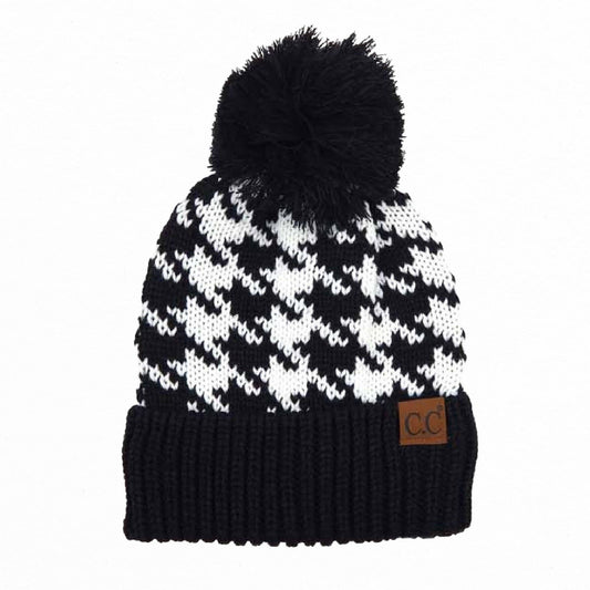 Youth/Adult CC Houndstooth Beanie