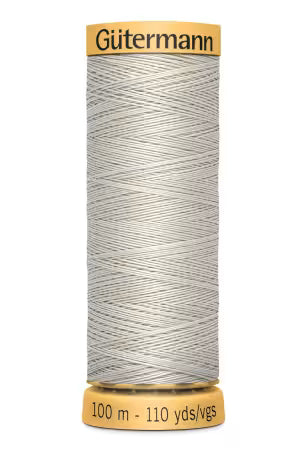 Gütermann Cotton Thread 50 100m Solid Bone # 744491-3170