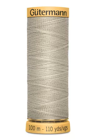 Gütermann Cotton Thread 50 100m Solid Tan # 744491-3260