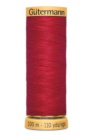 Gütermann  Cotton 50 100m Solid Bright Red # 744491-4880