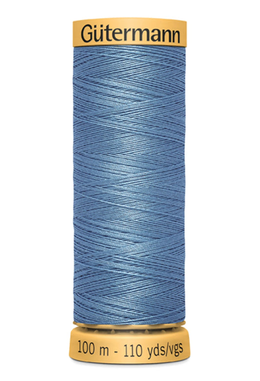 Gütermann Cotton Thread 50 100m Solid Light Blue # 744491-7315